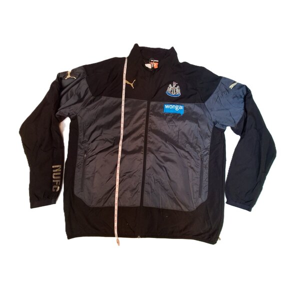 PUMA Newcastle United Presentation Jacket 2014/15 Season Sz 3XL Black - Picture 13 of 14